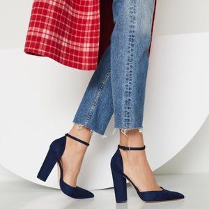 Aldo Lady's Nicholes 8.5 Pointy Toe Block Heel